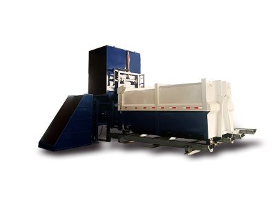 水平直压式垃圾站（侧翻斗上料  箱体移动）